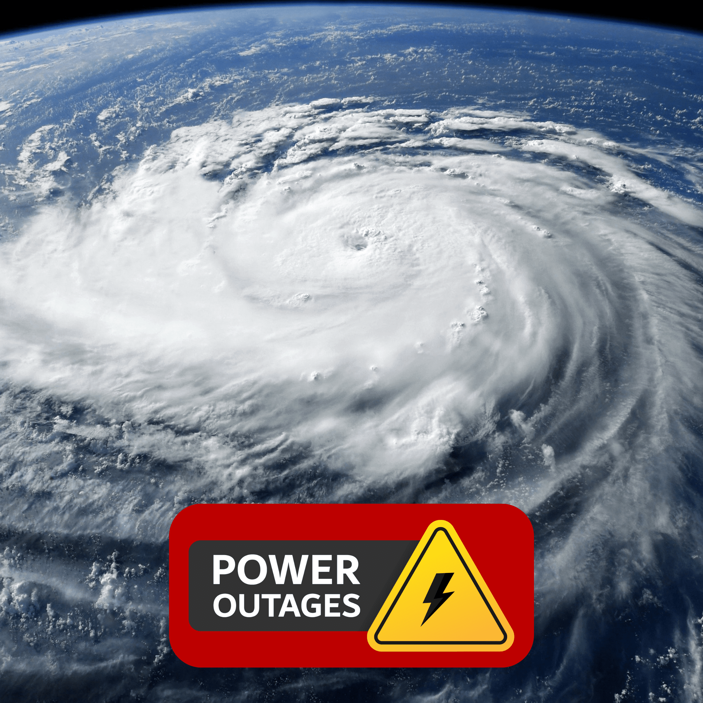 Hurricane and power outages