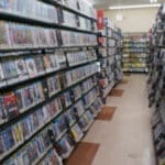 Old video rental store